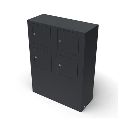 Geroba Brievenbusunit Litru Quattro Staal met Zink Coating - Doika BV - Brievenbusunit - Geroba - LitruQR12