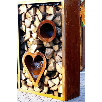 Geroba Houtopslag Uitsparing Rond 39x38x39 cm - Doika BV - Uitsparing houtopslag - Geroba - EguraSPC4