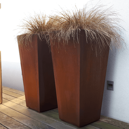 Geroba Vaso plantenbak cortenstaal 60x60x100cm 33kg - Doika BV - Plantenbak - Geroba - VasoB2