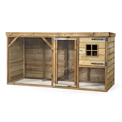 Konijnenhok Jip 243 x 95 x 124 cm - Doika BV - Konijnenhok - Doika BV - 8720569173077 - 8720569173077