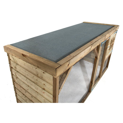 Konijnenhok Jip 243 x 95 x 124 cm - Doika BV - Konijnenhok - Doika BV - 8720569173077 - 8720569173077