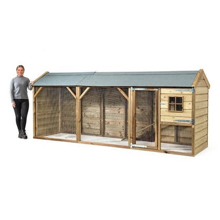 Konijnenhok Sanne 363 x 95 x 148 cm - Doika BV - Konijnenhok - Doika BV - 8720569173107 - 8720569173107