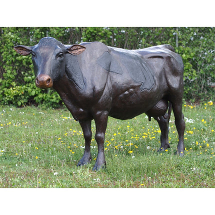 Thermobrass Grote koe 152x71x260cm (HxBxL) - Doika BV - Bronzen beeld - Thermobrass - 5410807473825 - B47382